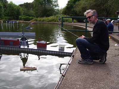 "PICKETBOAT" launches the picket boat.