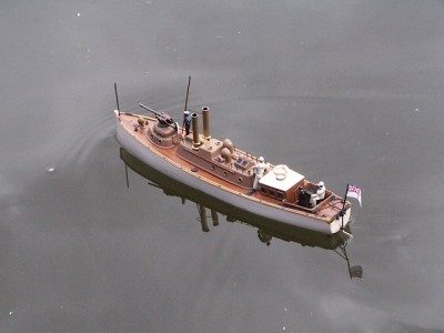 .........across open water..........