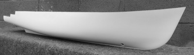 This is the 1:48 scale MCM-1 class hull that was built for Naval research Labs back in 1988