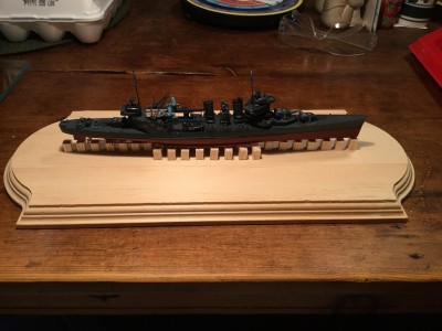 on stand, pre-staining