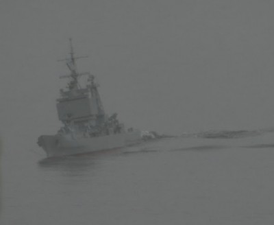CGN9 come about in the heavy fog!!