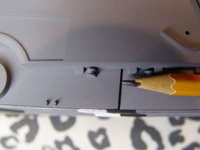 Gap between two deck sections